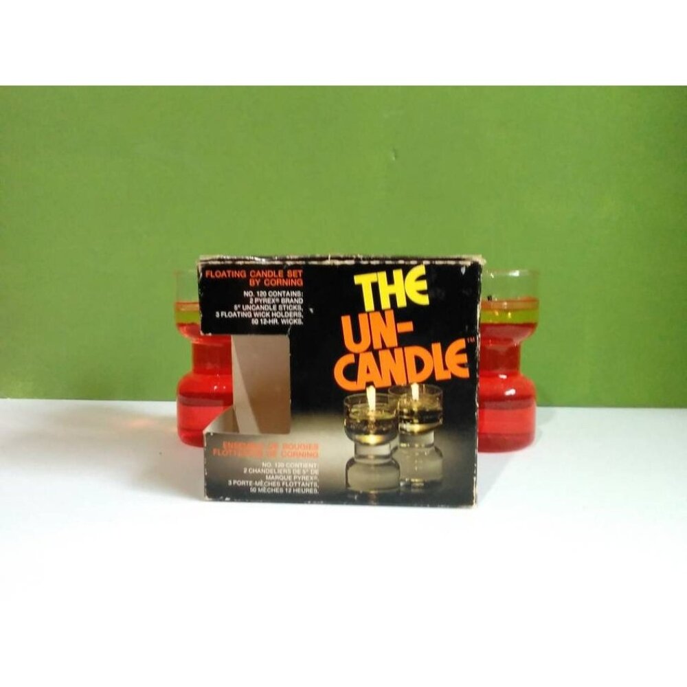 Vintage Uncandles By Pyrex, Floating Candles, Reusable Candles